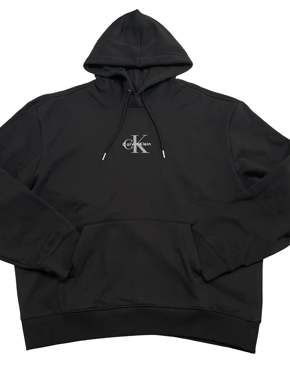 CK Calvin Klein Jeans Chest Logo Hoodie Size L Sweatshirt (Retail $89)